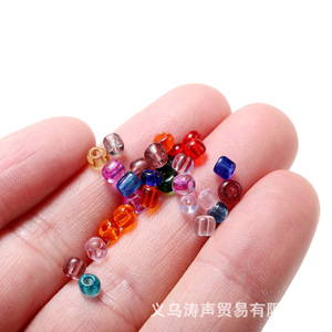ลูกปัดแก้วเม็ดกลมขนาด 4 มม. สำหรับทำสร้อยข้อมือ มีให้เลือก 18 สี - Product Image 4