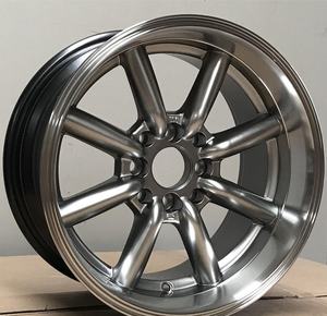 Jantes et roues de voiture en aluminium personnalisées Shengbo F99257 de 14, 15 et 16 pouces, roulements de moyeu de roue pour voitures - Product Image 2