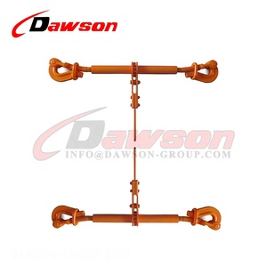 <span class=keywords><strong>DAWSON</strong></span> Forged Portable River Steam Boat Ratschen last binder mit Haken an jedem Ende - Product Image 2