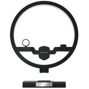 <span class=keywords><strong>3</strong></span>ใน1ที่ชาร์จ<span class=keywords><strong>แบ</strong></span>บไร้สายได้อย่างรวดเร็วโคมไฟตั้งโ<span class=keywords><strong>ต</strong></span>๊ะ LED 10W FCC สำหรับ Apple Watch <span class=keywords><strong>airpods</strong></span> Pro ไฟกลางคืนข้างเ<span class=keywords><strong>ต</strong></span>ียง - Product Image 3