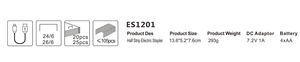 Engrapadora Eléctrica de Alta Calidad, 25 Hojas, Triple Potencia, Encuadernación de Media Tira, Suministros de Oficina, Hecha de Plástico Resistente - Product Image 6