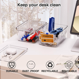 Juego de contenedores de almacenamiento de alimentos de plástico apilable reutilizable hermético con logotipo personalizado 1108 1800ML - Product Image 4