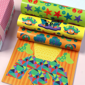 Libro de Pegatinas con Diseño de Tortuga Tribal, Manualidades Plegables, Ideal para Manualidades Infantiles - Product Image 2