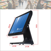Sistema POS con Código de Barras Cashcow, Intel I3, Pantalla Táctil Capacitiva de 15'' y 10 Puntos, 8GB de RAM, Resolución 1024x768, Wi-Fi 6, Windows