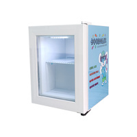 Meisda SD21 21L Vitrine à gelato portable à température unique, congélateur à crème glacée de comptoir, réfrigérateur unique pour l'affichage à domicile