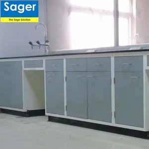 Chemistry Lab Bench With Sink Acid And Alkali Resistant Anti Corrosion Steel Lab Table