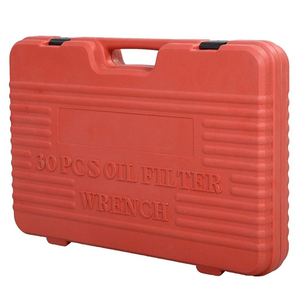 Jeu de clés à filtre à huile 30 pièces, type coupelle, outil de démontage de filtre, clé à 3 mâchoires réglable 65-120 mm pour réparation de moteur de voiture et de camion - Product Image 6