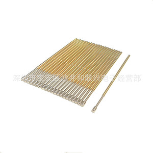 Punta de prueba Pl75-D2 con esfera de 1.0mm y orificio de 1.35mm, tipo pin con resorte para pruebas electrónicas - Product Image 2