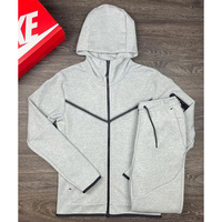 Ensemble Sportif Décontracté Homme, Survêtement Homme à Capuche Zippée, Impression Personnalisée OEM