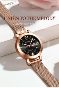 Montre en or montre pour femme bracelet créatif en acier pour femme montre horloge montre mécanique - Product Image 4