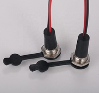 Connecteur DC femelle étanche 5,5 x 2,1 mm 5521/5525 à monter sur panneau, à souder, avec écrou de fixation, adaptateur DC-099