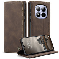 Pour Xiaomi Redmi Note 15 Pro 4G Note15 14 13 12 Pro Plus Coque arrière CaseMe 013 Étui de téléphone en cuir mat rétro à rabat antichoc