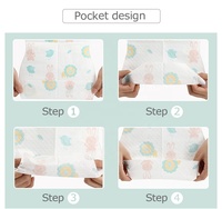 Bavoirs jetables faits sur commande mignons imperméables de bébé pour manger