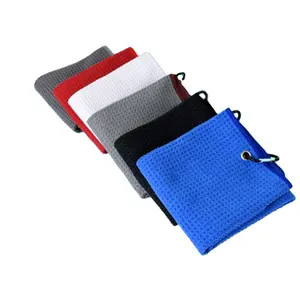 Design Style Personalized Clean And Wipe Eco-Friendly Microfibre Small Golf Towel