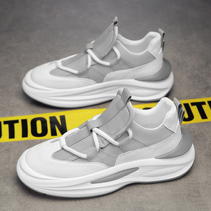 Zapatillas Deportivas con Plataforma para Hombre, Transpirables, con Cordones, Calzado Informal con Suela Gruesa para Uso Diario y Urbano - Product Image 4