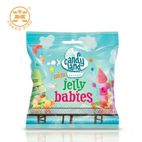 Sac en Plastique de Qualité Alimentaire pour Emballage de Bonbons Gélifiés, Sucreries, Chocolats, et Sacs Cadeaux de 10g, 20g, 30g, 50g