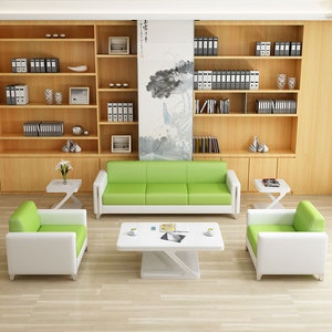 Sofá seccional europeo moderno Chesterfield, conjunto de oficina en casa de cuero PU negro, precio de fábrica para uso doméstico y de oficina - Product Image 4