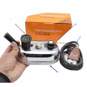 Outil de <span class=keywords><strong>réparation</strong></span> de pneus pour voiture, plaque de vulcanisation réglable, pièce chauffante de type ovale 16*10cm pour la <span class=keywords><strong>réparation</strong></span> de pneus - Product Image 4