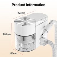 Perceuse à ongles professionnelle avec collecteur de poussière 2-en-1, machine à polir électrique tout-en-un avec aspiration puissante, moteur sans balais 35000 tr/min