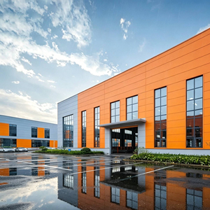 Low Cost High Strength Large Span <b>Prefabricated</b> Light Steel Structure Workshopl Mall Industrial Steel Frame <b>Building</b> - Product Image 2