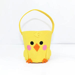 Sacs fourre-tout en feutre en forme de lapin de Pâques, paniers de <span class=keywords><strong>rangement</strong></span> pour œufs de Pâques, bonbons, cadeaux, pour fournitures de fête et décoration - Product Image 6