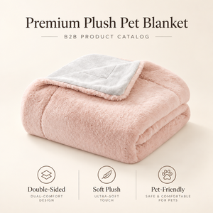 Manta de Felpa para Perros y Gatos, Personalizable al por Mayor, Lavable, Calmante, de Piel Sintética, Color Opcional, OEM y ODM - Product Image 5