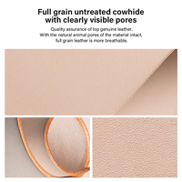 Kulit Sapi Asli Full Grain Vegetable Tanned DIY Pre-cut Vachetta Bahan Kerajinan Kulit Buatan Tangan Anti-Pil, Ketebalan Sesuai Pesanan