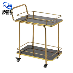 Modern Luxe Hotel Serveren Trolley Bar Kar Roestvrij Staal Voor Eetrestaurant Keuken Home Bar Outdoor School Ziekenhuis Gebruik - Product Image 2