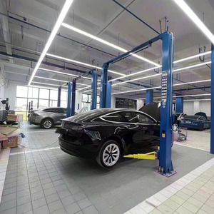 Lève-voiture à deux colonnes 9 000 LBS avec plaque de sol, livraison gratuite aux États-Unis, pour garage - Product Image 2