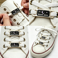 Breloques personnalisées en métal pour lacets, style voyage en plein air, décorations de chaussures avec texte amusant, accessoires tendance pour lacets de baskets