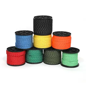 50m Polyester High-Visibility Reflective GuyLines Camping Tent Rope Camping Cord For Hiking Tent Rope