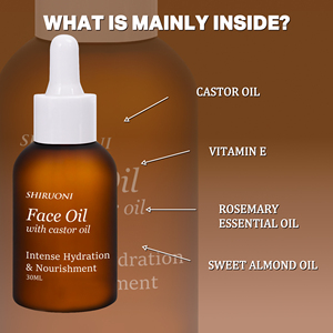 Oem nhãn hiệu riêng mặt dầu thầu dầu dầu mặt điều trị giữ ẩm da cho mặt chăm sóc - Product Image 2