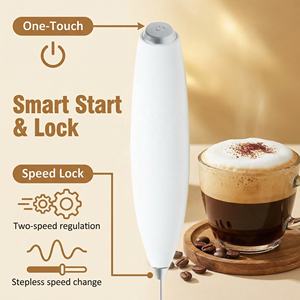 <span class=keywords><strong>Mousseur</strong></span> à <span class=keywords><strong>lait</strong></span> électrique portable Culi Premium <span class=keywords><strong>en</strong></span> acier inoxydable avec 5 fouets interchangeables, alimenté par piles, pour café et thé - Product Image 4