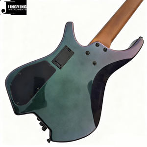 Guitares basses électriques sans tête chromatiques haut de gamme à cinq <span class=keywords><strong>cordes</strong></span> Jingying 2025, vente en gros d'usine, instruments à <span class=keywords><strong>cordes</strong></span> - Product Image 3