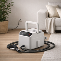 Nettoyeur vapeur électrique haute pression 4,5 bars 2200W pour sols, voitures, fenêtres et vêtements, avec réservoir d'eau de 1750 ml