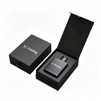 Emballage de parfum rigide personnalisé avec logo imprimé, emballage de luxe carré avec tiroir coulissant, emballage cadeau, boîtes cosmétiques