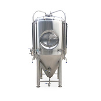 Équipement de fermentation de bière en acier inoxydable 304 pour brasserie domestique 100L/ 200L /500L/1000L