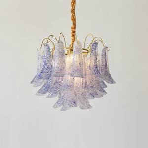 Lámpara de Araña de Cristal Estilo Murano Colorida, en Forma de Pétalo, para Sala de Estar, Vestíbulo de Hotel, Villa - Product Image 5