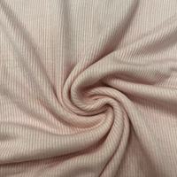 Tissu côtelé 2x2 en rayonne (95%) et élasthanne (5%) 220-230 GSM – Matière extensible côtelée pour hauts, poignets et vêtements