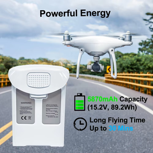 Batteries de <span class=keywords><strong>drone</strong></span> professionnelles Li-ion 15,2 V 5870 mAh 89,2 Wh, packs de batteries de vol intelligentes pour DJI <span class=keywords><strong>Phantom</strong></span> <span class=keywords><strong>4</strong></span> <span class=keywords><strong>Pro</strong></span> v2.0 rtk - Product Image 3