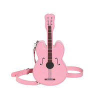 Sac bandoulière créatif et amusant en cuir PU en forme de guitare, sac à main Kawaii pour femmes, sac à main violon tendance pour femmes