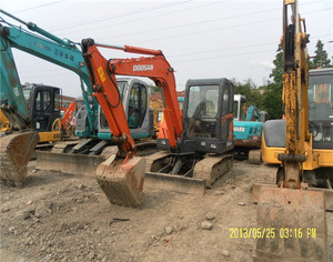 Doosan DH60เกาหลี Crawler-Type-รถขุดขนาดเล็กส่วนประกอบหลักของมอเตอร์ปั๊มเครื่องยนต์น้ำหนักการดำเนินงาน6ton 2018รูปแบบการใช้งานในอุตสาหกรรม - Product Image 1