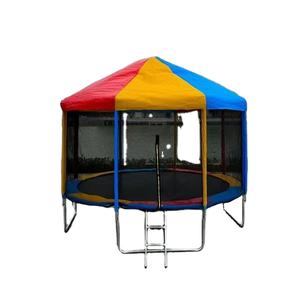 CreaateFun 6 - 14FT Large <strong>Round</strong> <strong>Tent</strong> for Children Adults Colorful Outdoor <strong>Trampoline</strong> Sunshade Jumping <strong>Trampoline</strong> - Product Image 4