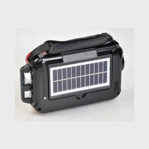 Portable 8 Band AM FM SW Radio with <b>Foldable</b> <b>Solar</b> <b>Panel</b> Dual Speaker USB TF Card Player - Product Image 6