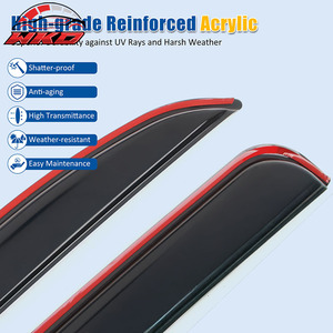 Déflecteurs de vitres pour Chevrolet Tahoe 07-14 et GMC Yukon, protection contre la pluie, montage encastré - Product Image 4