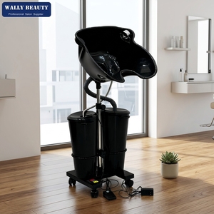 Lavabo Portátil para Champú Wally Beauty con Bomba Eléctrica y Tanque de Agua para Uso en Salón - Product Image 1