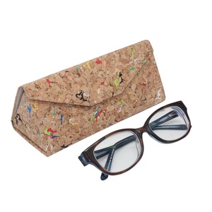 Boshiho Cork Custom Sunglasses Holder Wood Eco Friendly <b>Glasses</b> <b>case</b> - Product Image 1