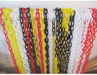 Chaîne en plastique 6mm/8mm/10mm Barrière de sécurité routière Chaîne de liaison en plastique pour la circulation