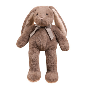 EZBABY Juguete de Peluche de Conejo Nórdico con Orejas Caídas y Lazo, Relleno de Algodón PP, Material de Peluche Corto, para Niños - Product Image 5