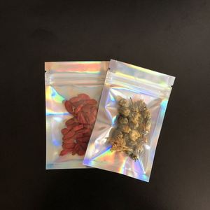 Bolsa con Cierre de Poliéster Tejido Resistente a la Humedad con Holograma Láser Arcoíris, Personalización con Serigrafía, Embalaje para Alimentos, Cosméticos y Zapatos - Product Image 5